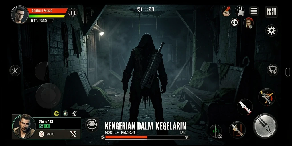 Tampilan gameplay seram dari 8ID yang menegangkan.