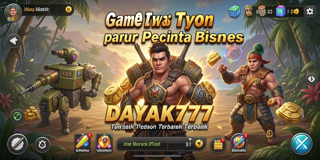 Tampilan menarik dari gameplay Tycoon dalam DAYAK777.