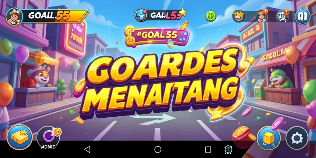 Menampilkan gameplay seru dari GOAL55 yang penuh tantangan.