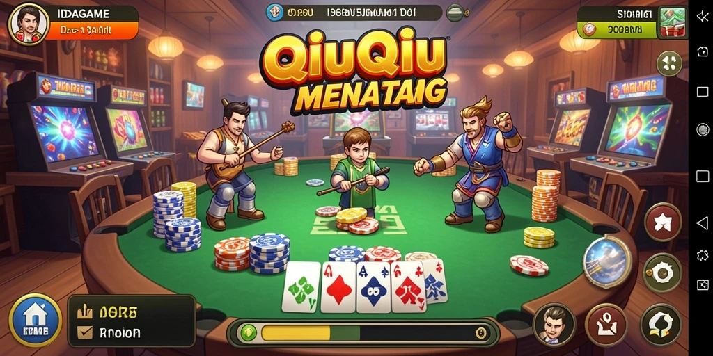 Menampilkan gameplay QiuQiu yang seru dan menantang.