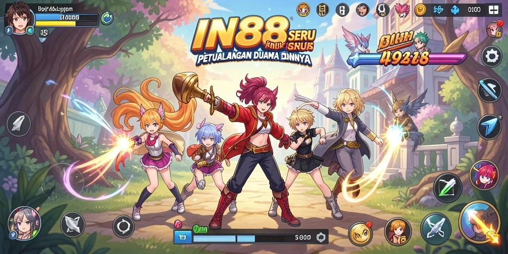 Tampilan visual gameplay IN88 yang memukau dan imersif.