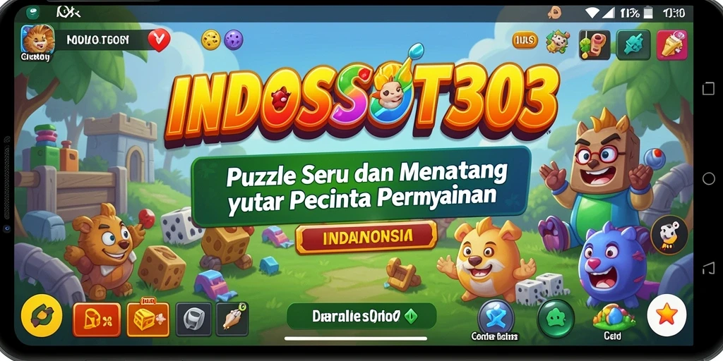 Tampilan gameplay menarik dari INDOSLOT303 yang penuh tantangan puzzle.