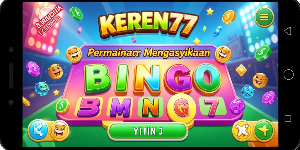 Tampilan gameplay Bingo yang menarik dari KEREN77.
