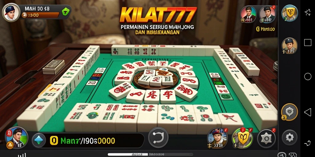 Gameplay Mahjong KILAT777 yang menantang dan seru.