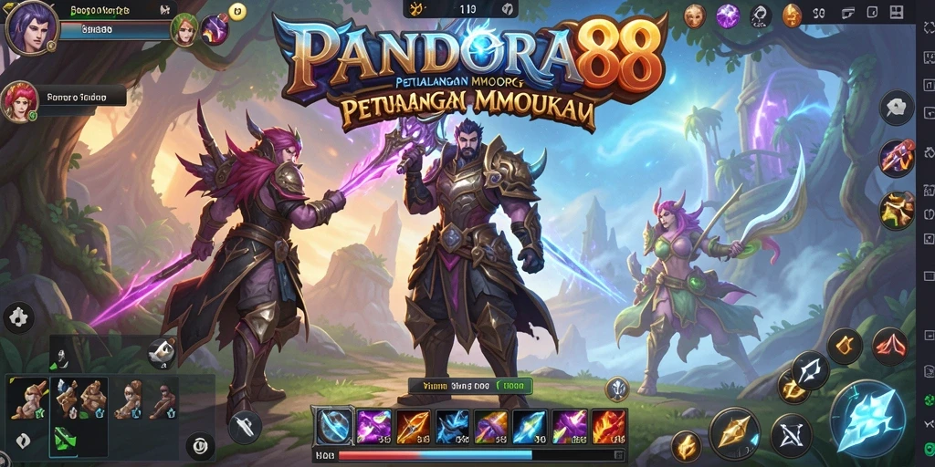 Tampilan gameplay PANDORA88 dengan aksi petualangan yang menarik.