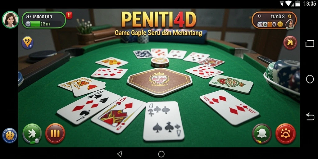 Tangkapan layar dari permainan Gaple yang seru di PENITI4D.