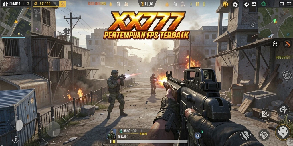 Gameplay seru XXX777 dengan aksi tembak-menembak FPS.
